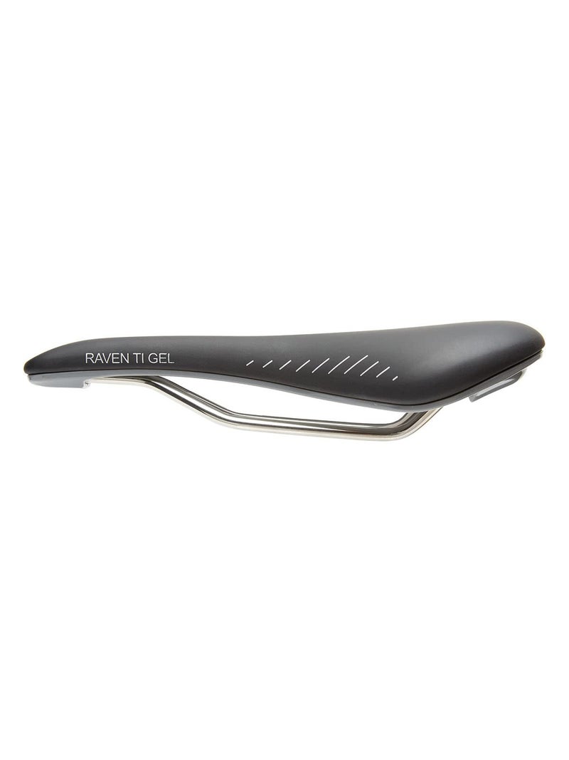 Terry Raven Ti Gel Bike Saddle - Bicycle Seat for Women & Men (Unisex) - Flexible & Comfortable, Syntethic Dura-Tek Cover - Image 4